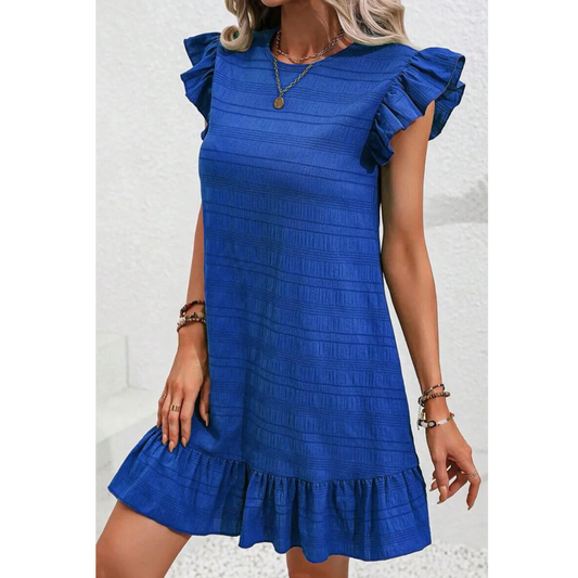 We Belong Together, Short Ruffle Sleeve Dress