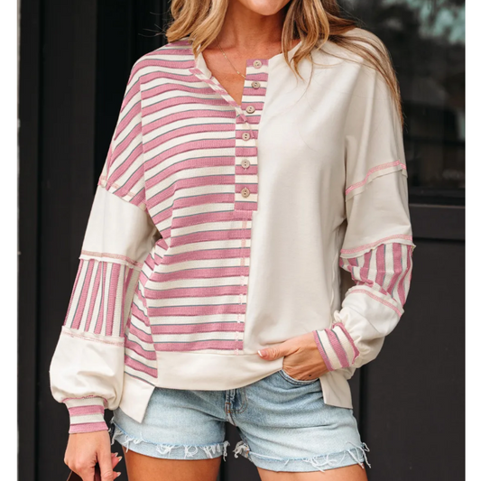 Striped Harmony Henley