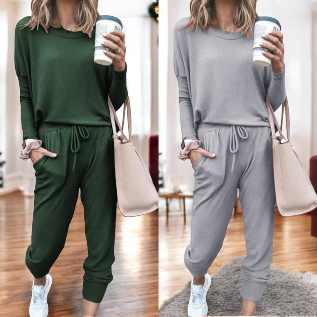 You Time, Girl!!  You Time!!  Long Sleeve Jogger Set (XL-5X)