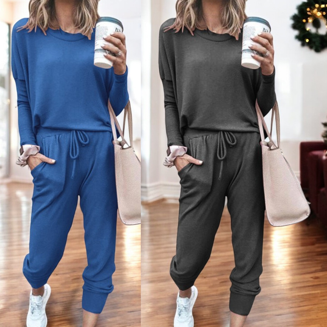 You Time, Girl!!  You Time!!  Long Sleeve Jogger Set (XL-5X)