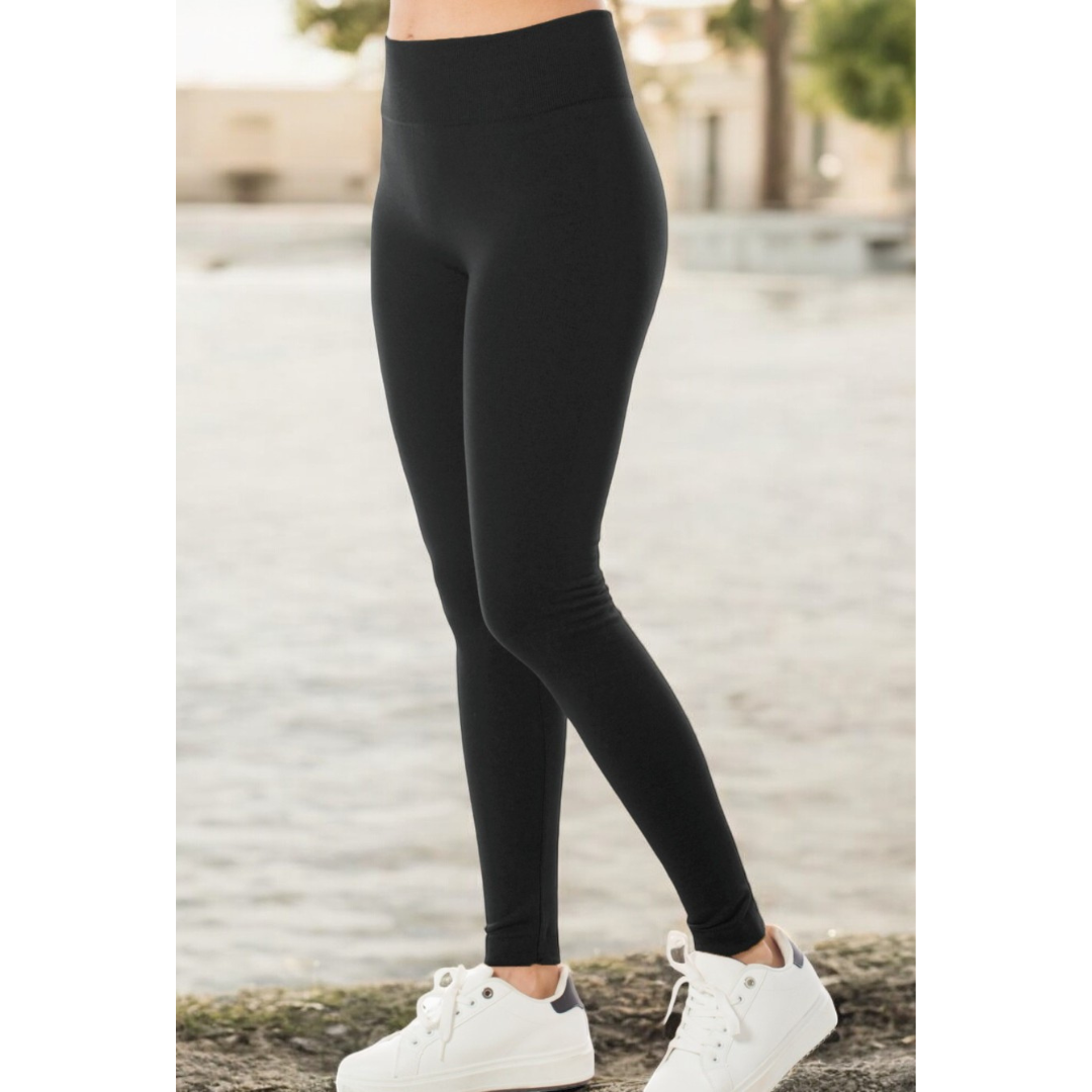 Our Famous Brushed Fleece Lined Leggings (OS and Plus)