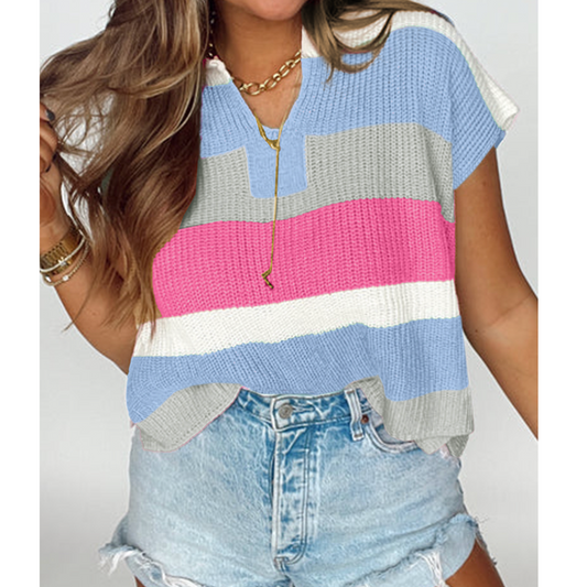 Show Me The Way Short Sleeve Sweater