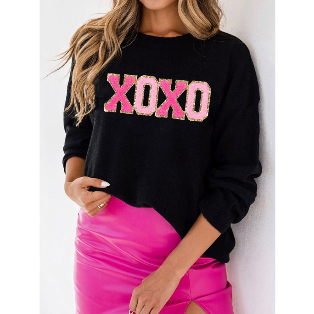 Cherished Beauty, Long Sleeve Valentines Sweater