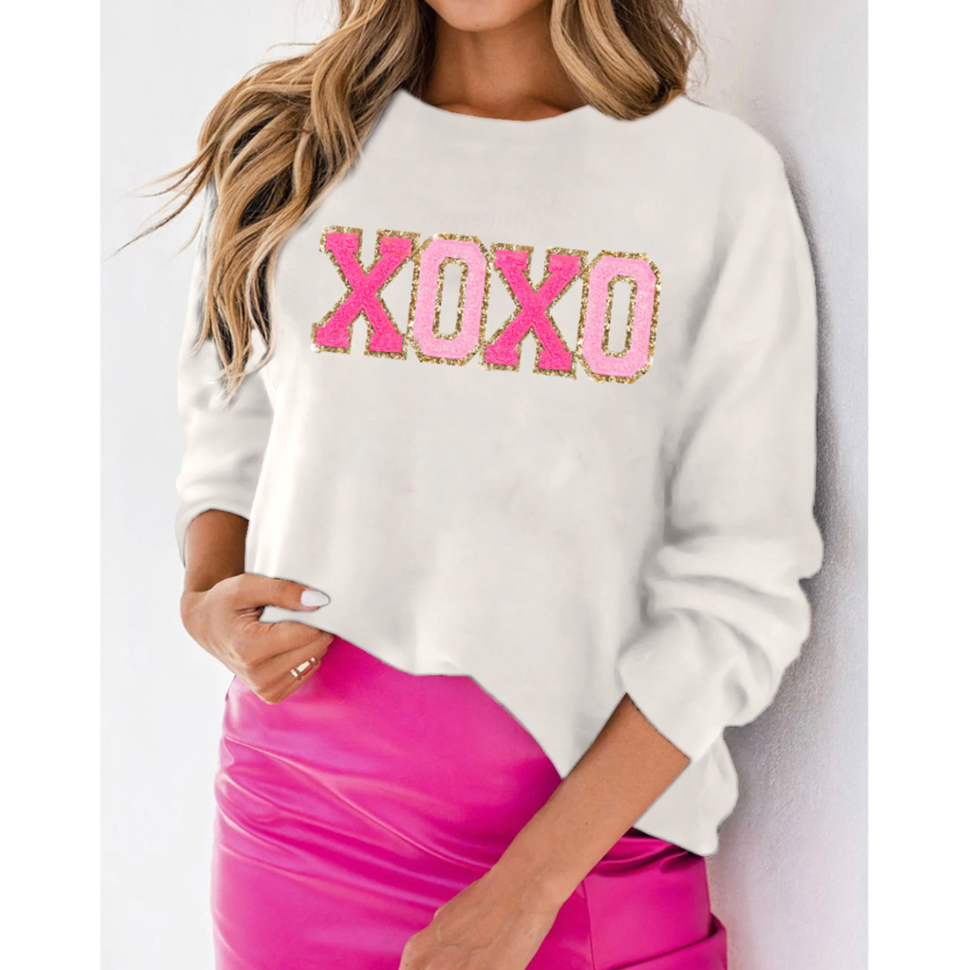 Cherished Beauty, Long Sleeve Valentines Sweater