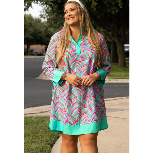 Always The One, Long Sleeve Abstract Dress