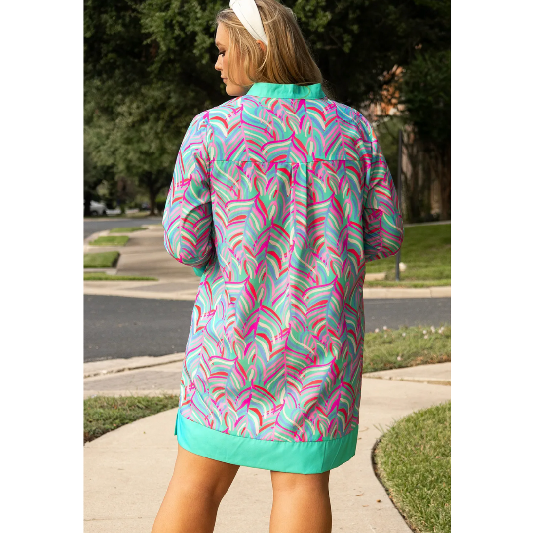 Always The One, Long Sleeve Abstract Dress