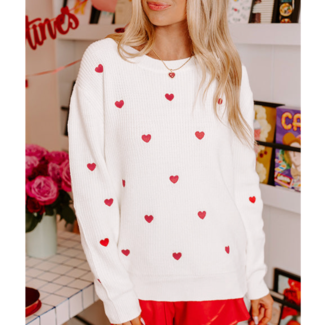 Oh My Heart,  Long Sleeve Valentines Sweater