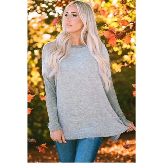 Happy Go Lucky, Long Sleeve Tunic Top