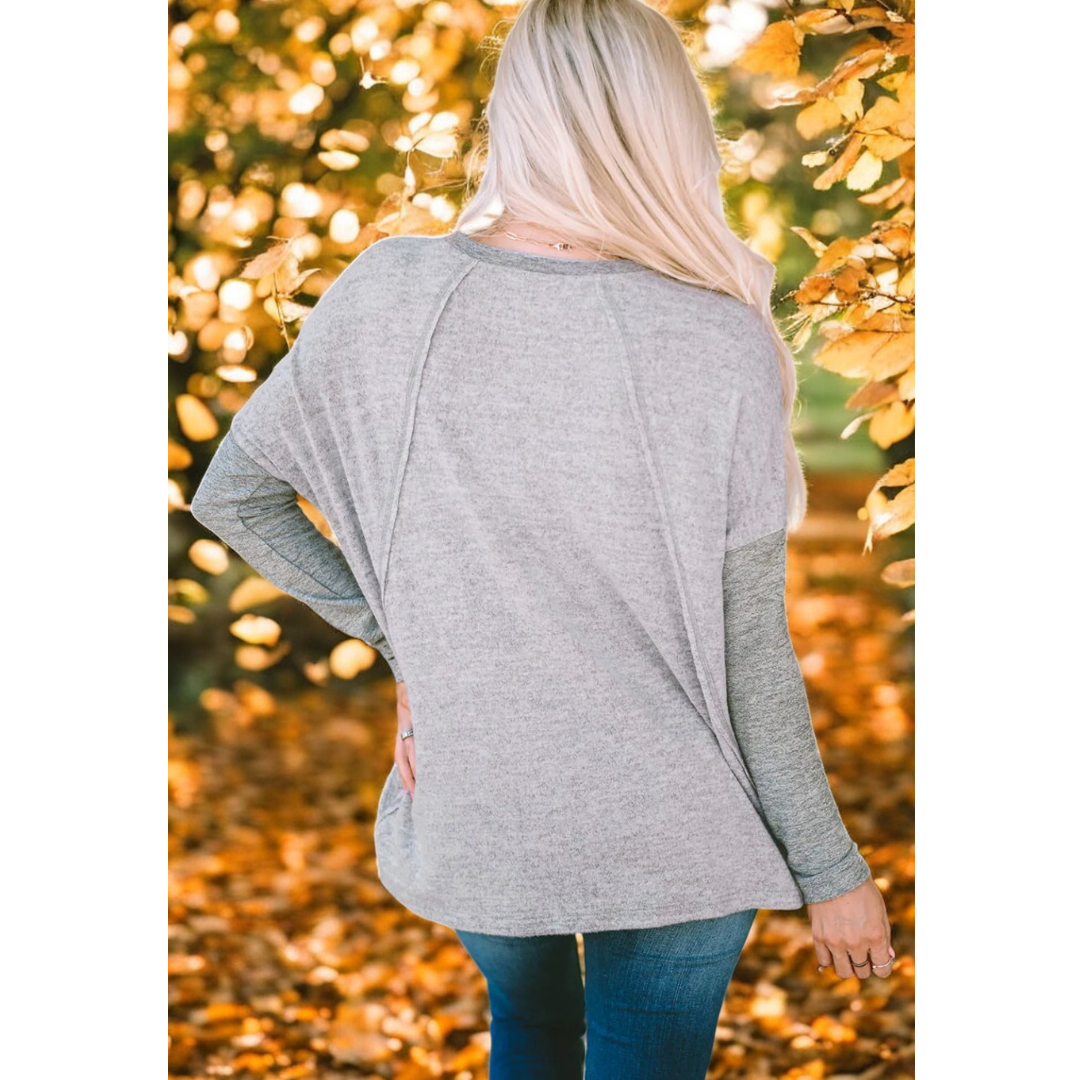 Happy Go Lucky, Long Sleeve Tunic Top