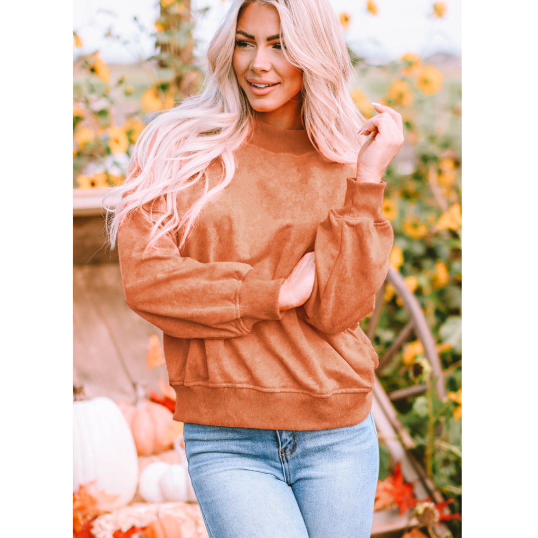 It's So Fabulous, Long Sleeve Mineral Wash Pullover