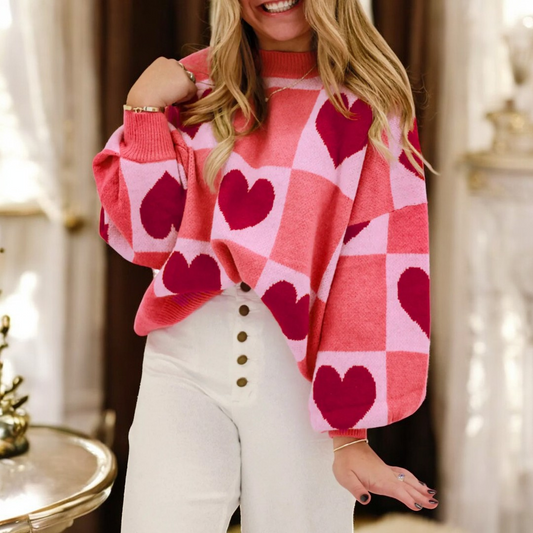 I Found You, Long Sleeve Valentine Sweater (1X-4X)