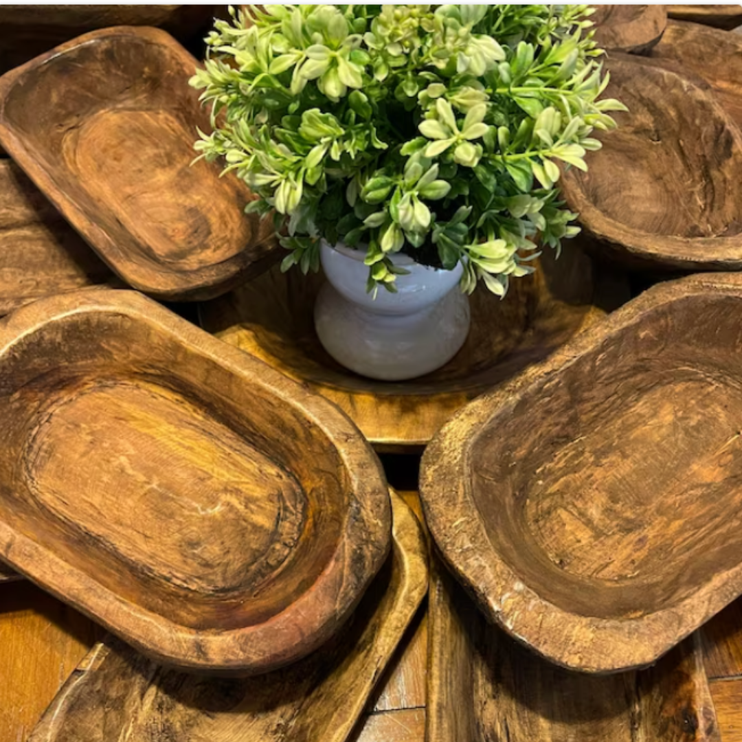 Mini Me, Natural or White Dough Bowls