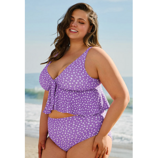 Let's Get Away, Curvy Girl Tankini Set