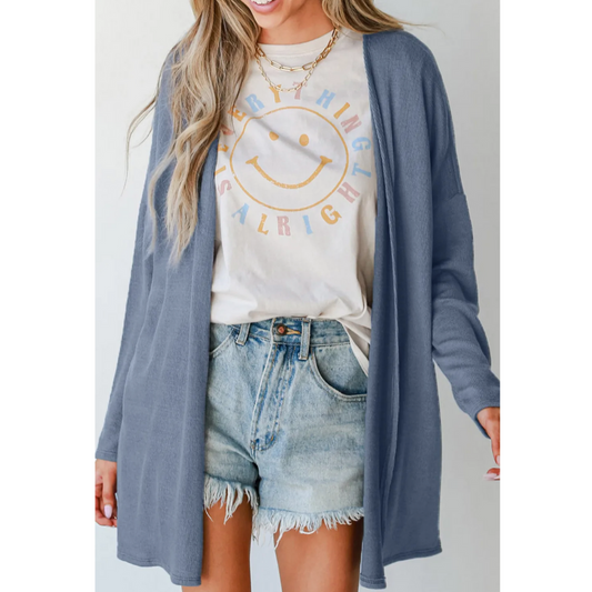 Finally Found You, Long Sleeve Open Front Cardigan