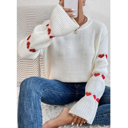 Taste of Love, Long Sleeve Valentines Sweater