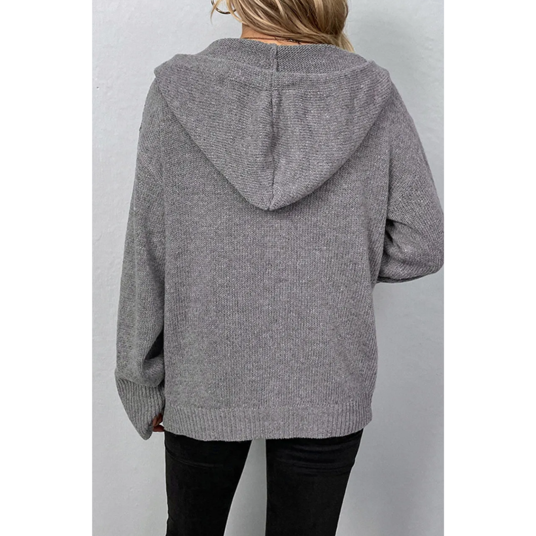 Easy Decision, Hooded Sweater Cardigan