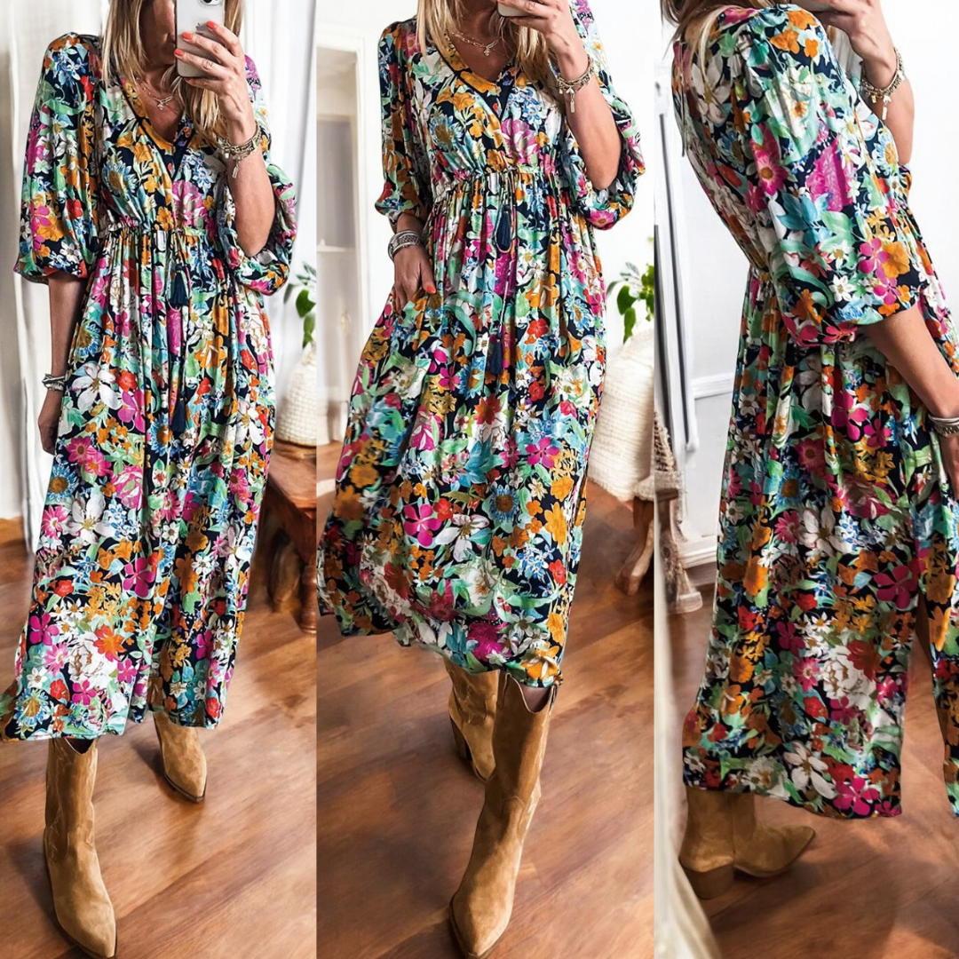 What Drives You, Floral Midi Dress