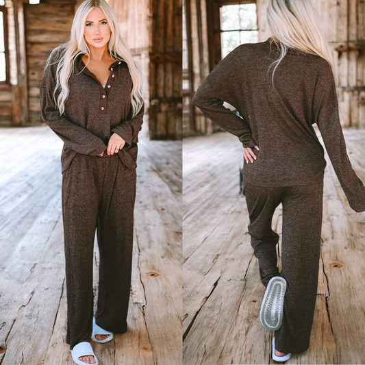 Time Well Spent, Long Sleeve Pants Lounge Set