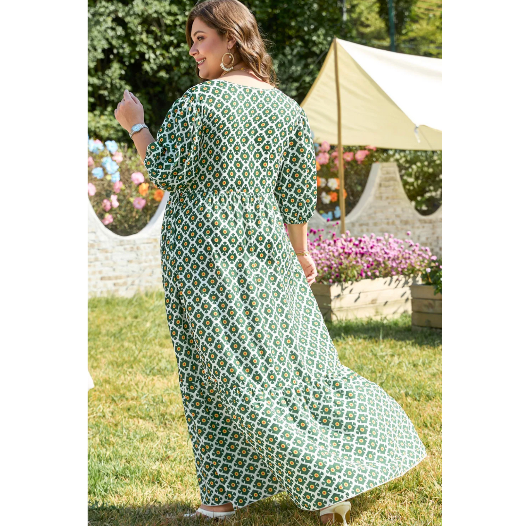 Picture Perfect Maxi Dress (1X-4X)