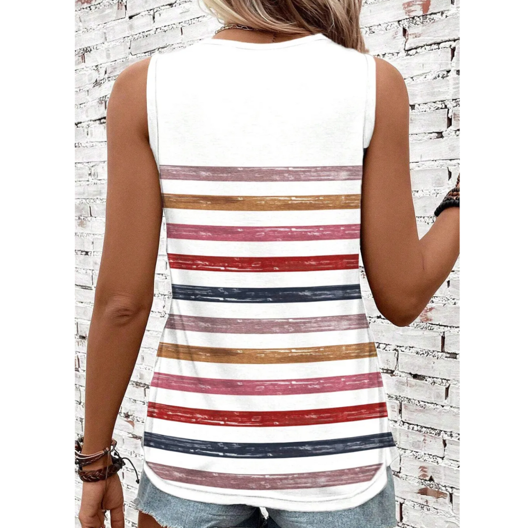 It's A Sunny Day, Stripe Tank Top