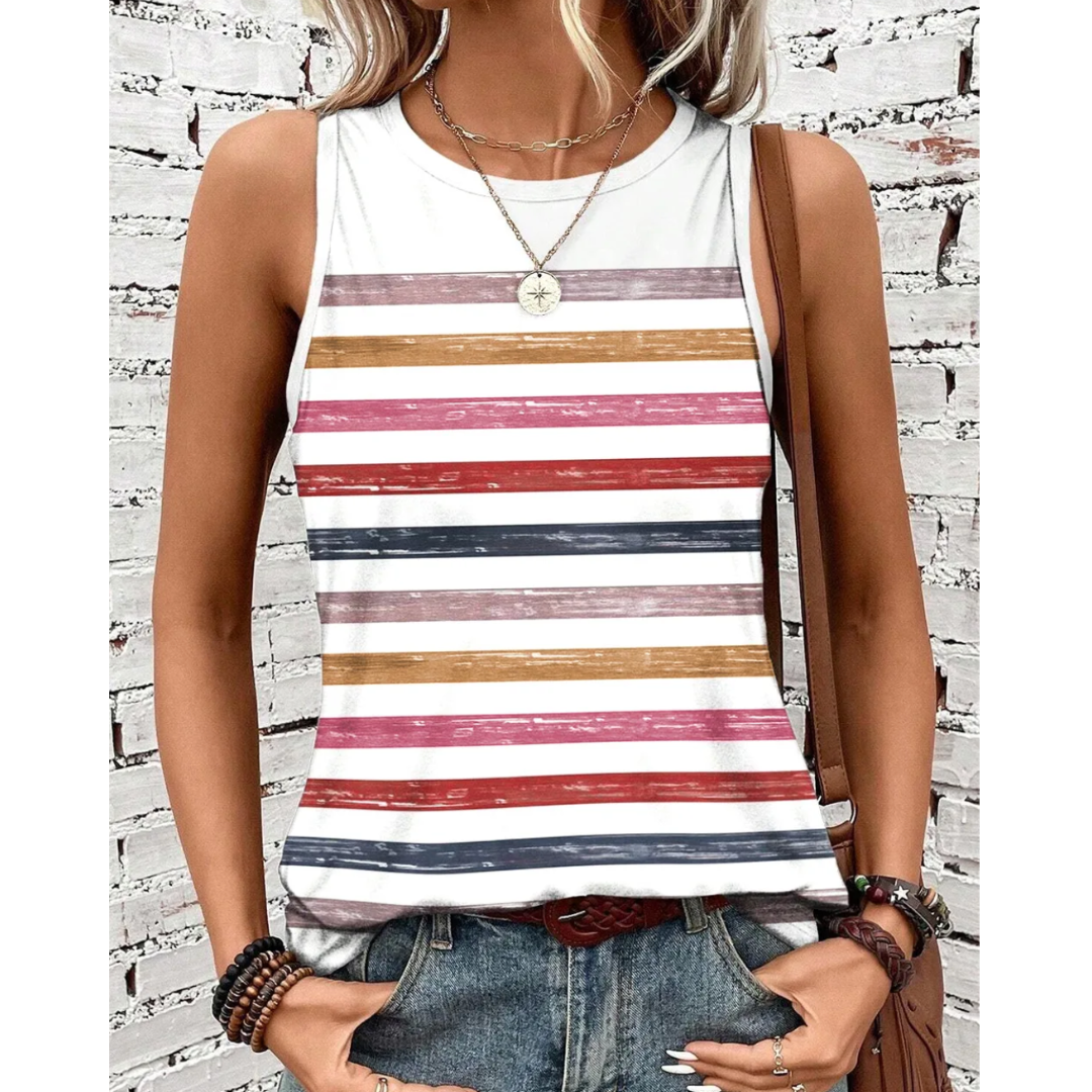 It's A Sunny Day, Stripe Tank Top