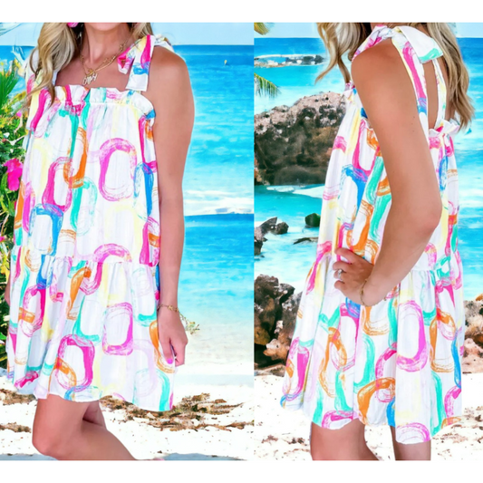 All Kinds of Fab, Abstract Summer Dress
