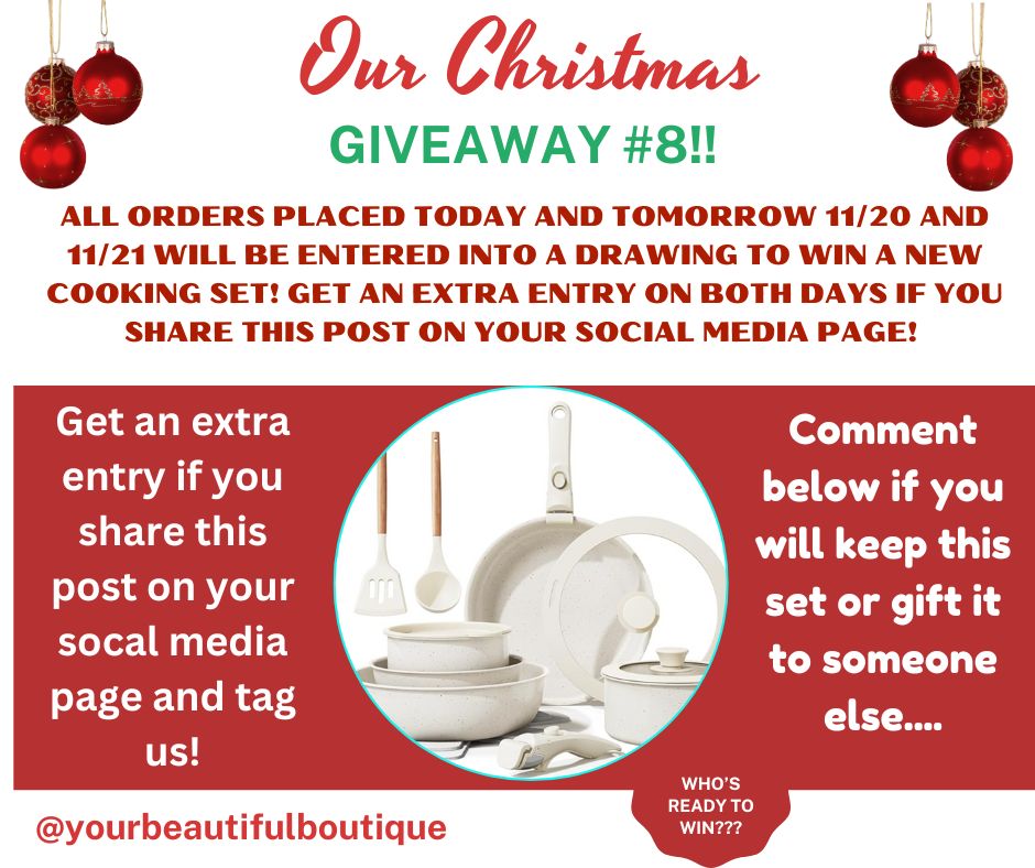 Our Christmas Giveaway Starts NOW!