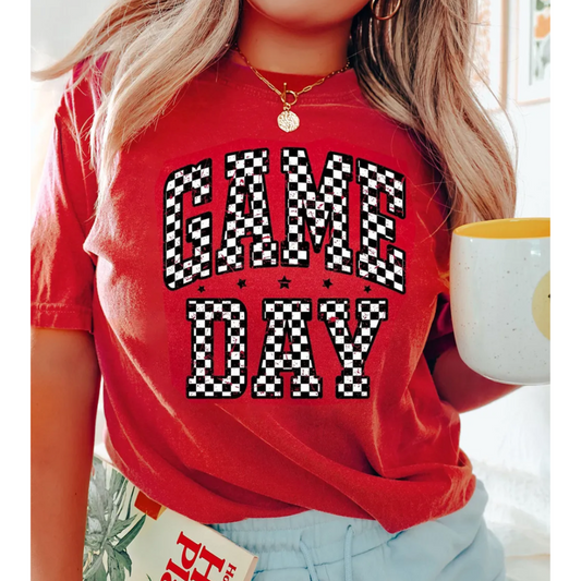 Game Day, Huddle Up!!  Short Sleeve Graphic Tee