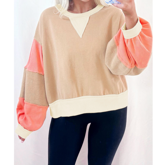 Comfy & Colorblocked Pullover